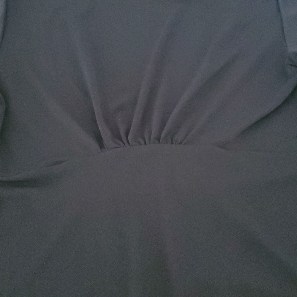 Banana Republic bell sleeve peplum black top small - Picture 7 of 7